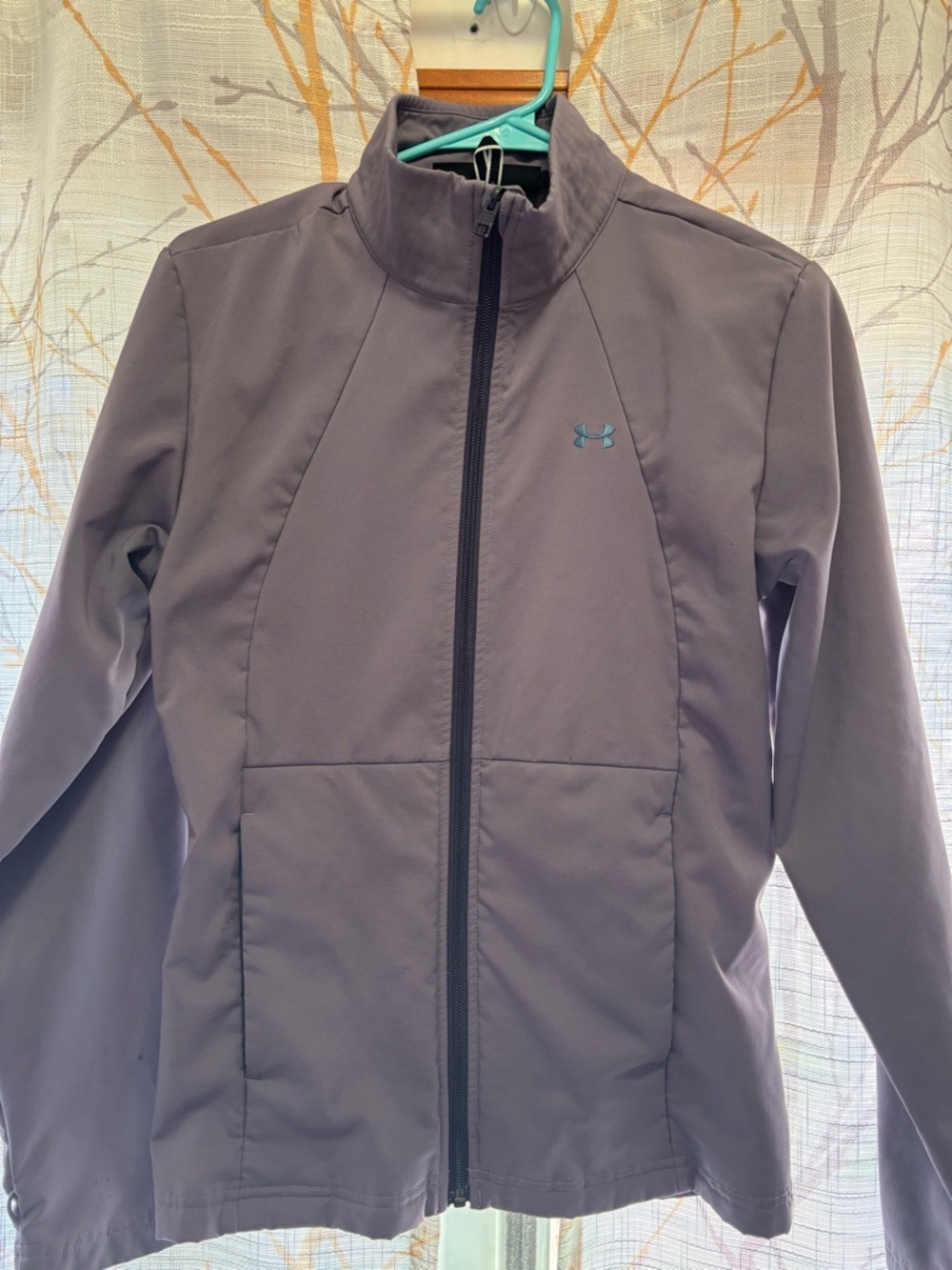 Under Armour Women's hard shell Purple Zip-Front Jacket